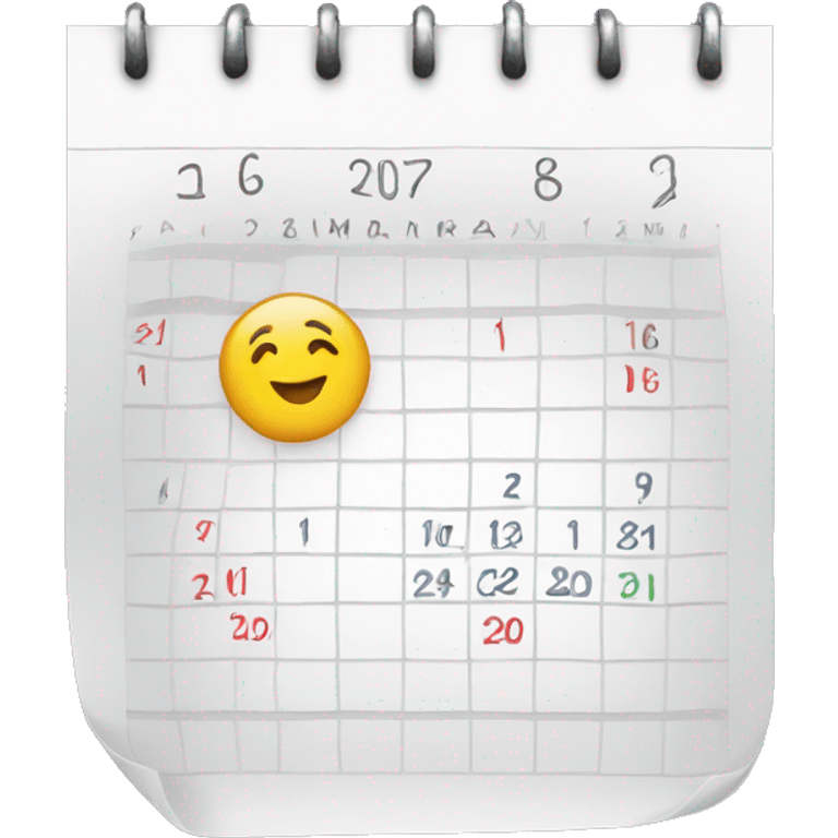 Calendar  emoji