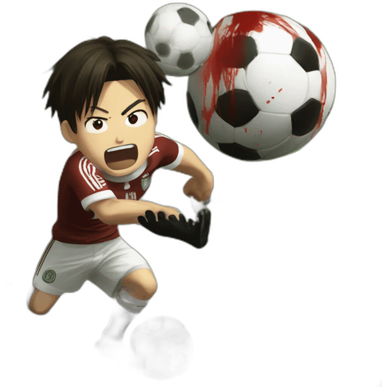 attack on titan soccer emoji