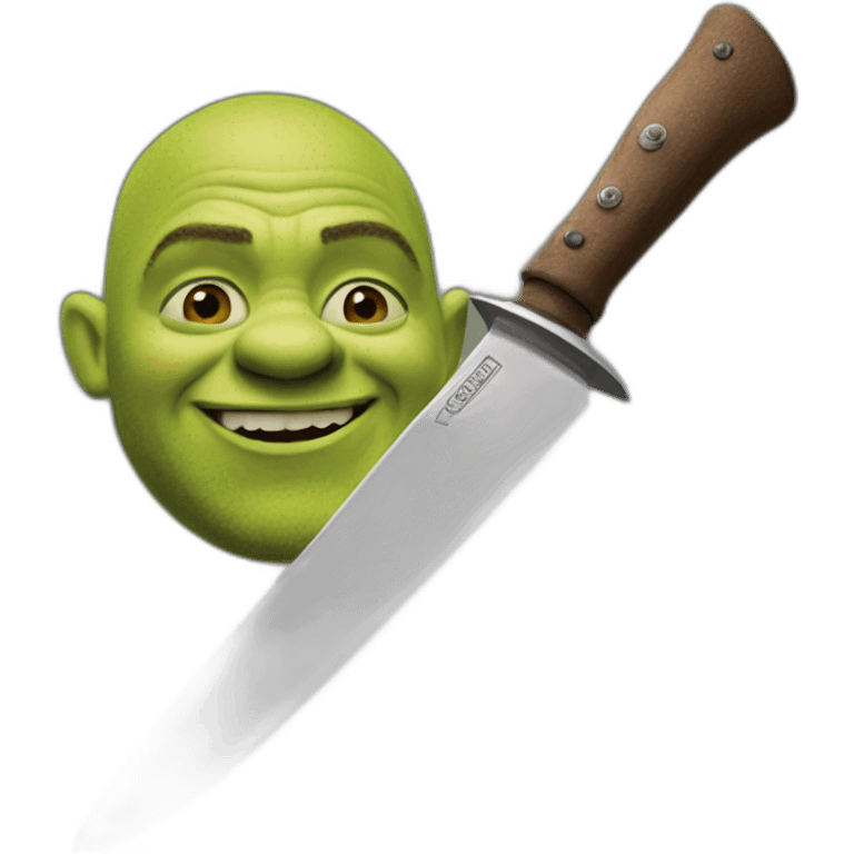 Knife shrek emoji