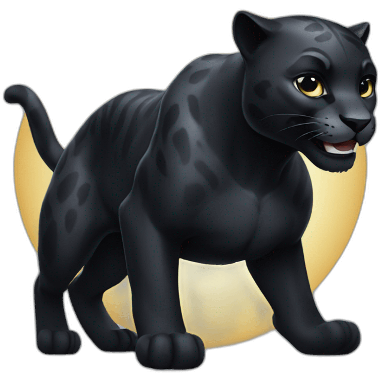 black panther happy emoji