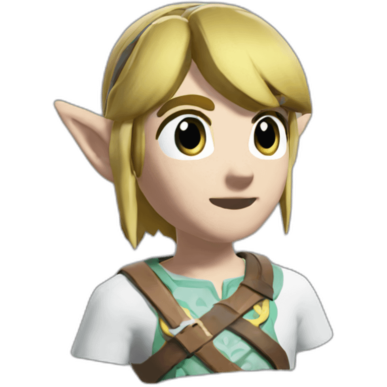 Link of Zelda with oculus quest white emoji