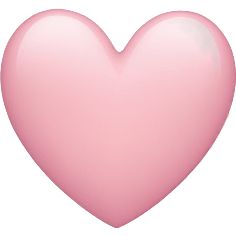 light pink heart  emoji