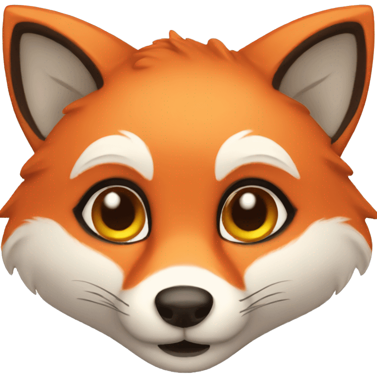 cute fox face emoji