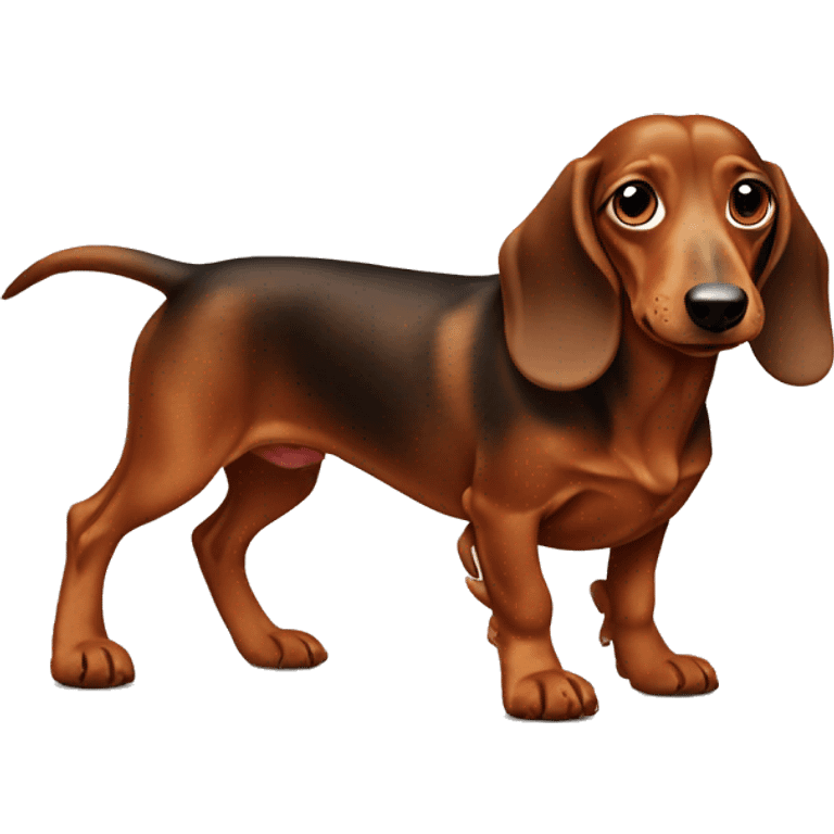 Daschund with 8 legs emoji