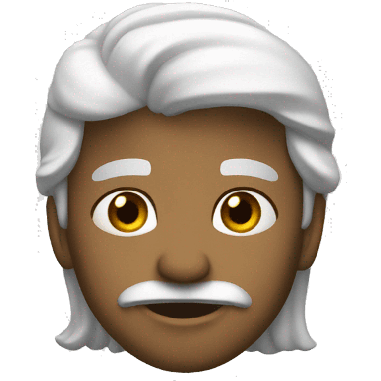 Moño blanco  emoji