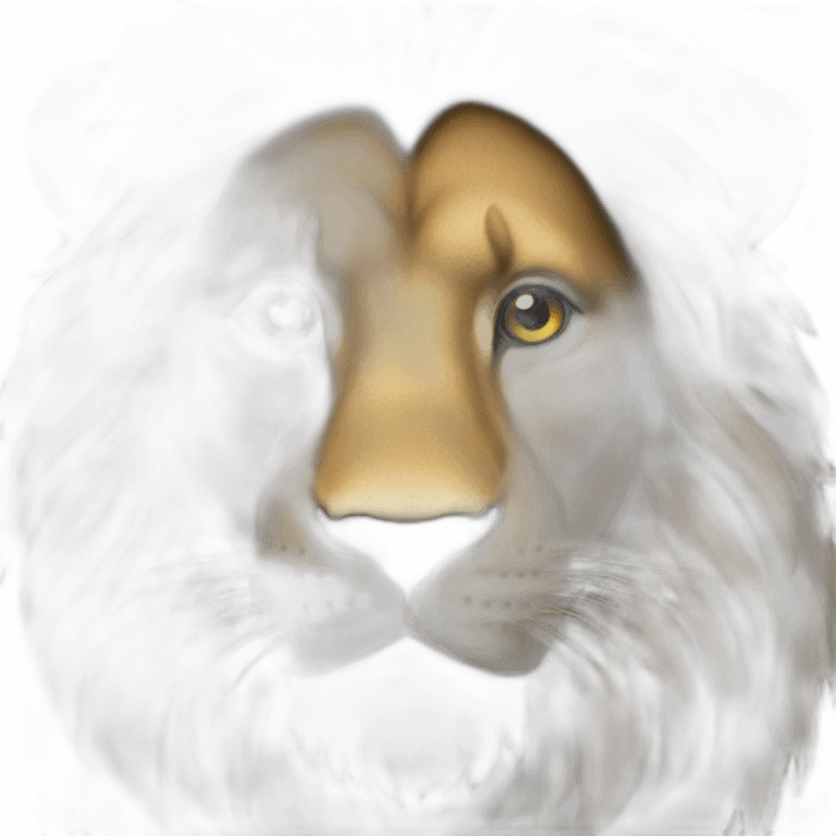 Lion Black emoji