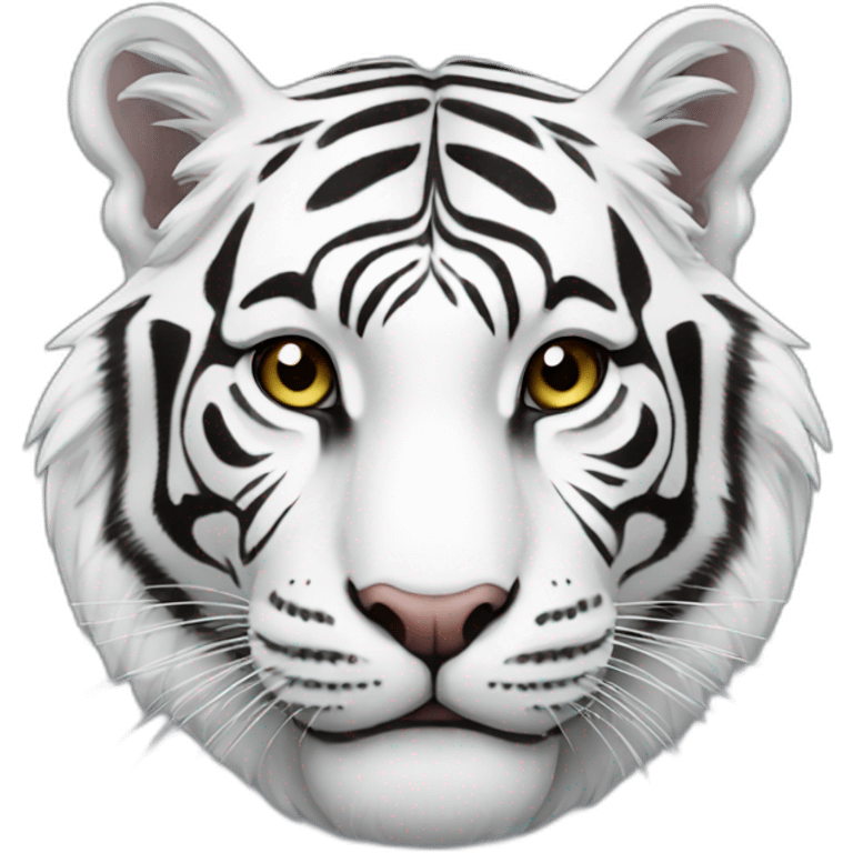 white tiger emoji