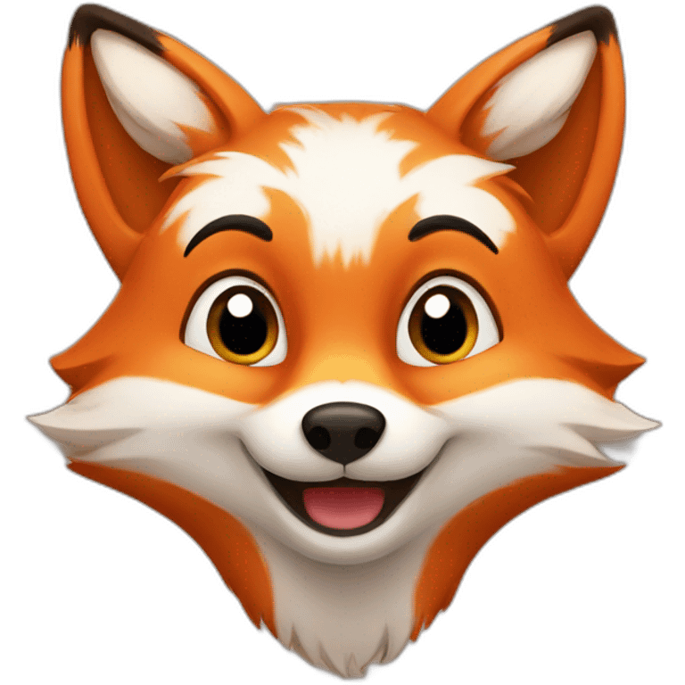 winking fox emoji