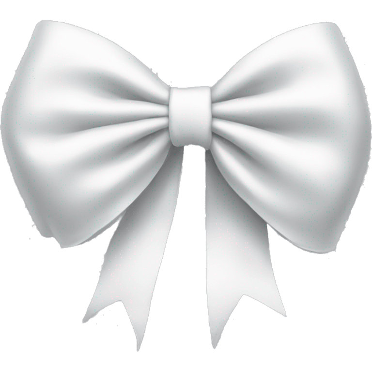 White bow emoji