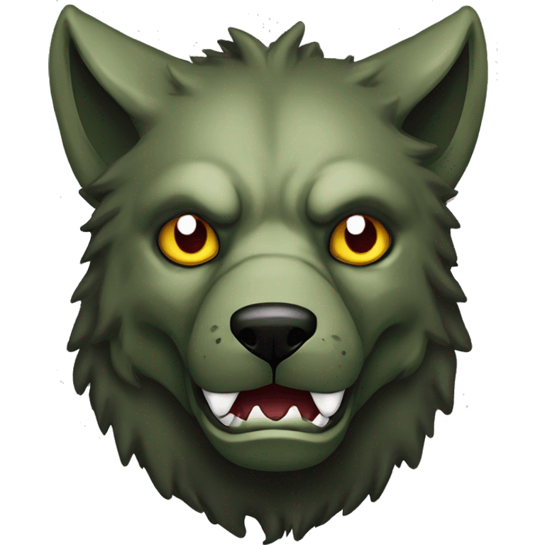 Dark black Musty green olive gray brown camo wolf zombie face dragon face maroon emoji