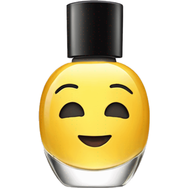 a perfume with a happy face emoji