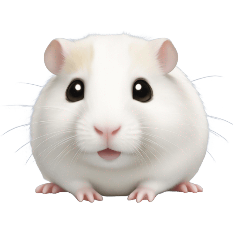 fat white dwarf hamster emoji