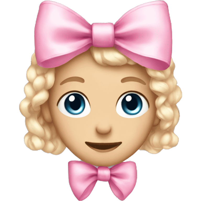 aesthetic cute pink bow emoji