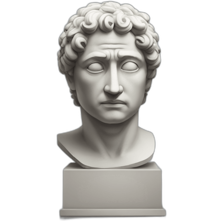 stoic statue emoji