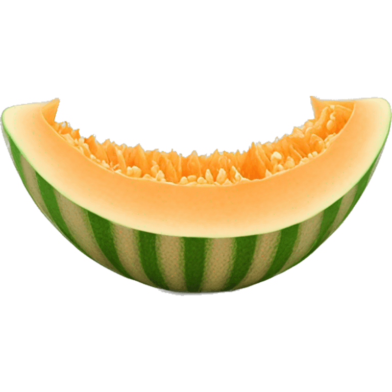 3D muskmelon  emoji