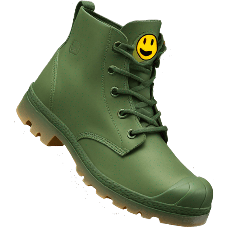 Original Palladium pampa Mens Low Boot Green emoji