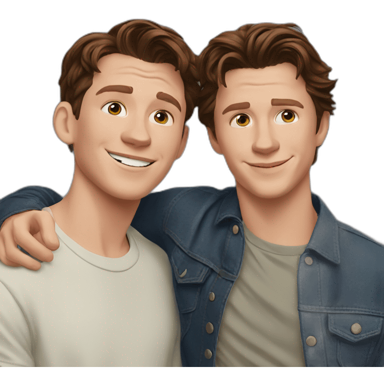 Tom holland et zendaia emoji