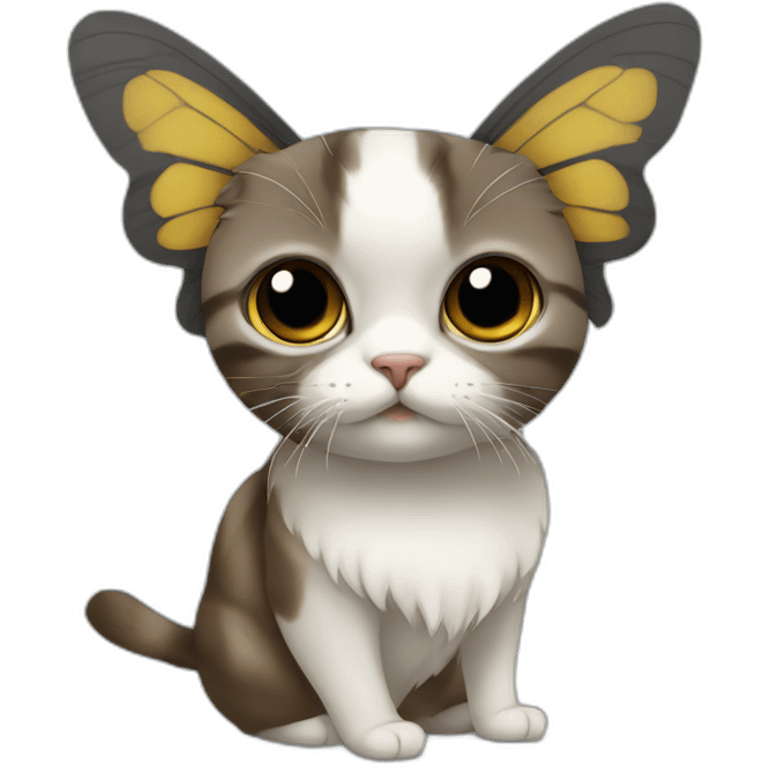 chat avec un nœud papillon emoji