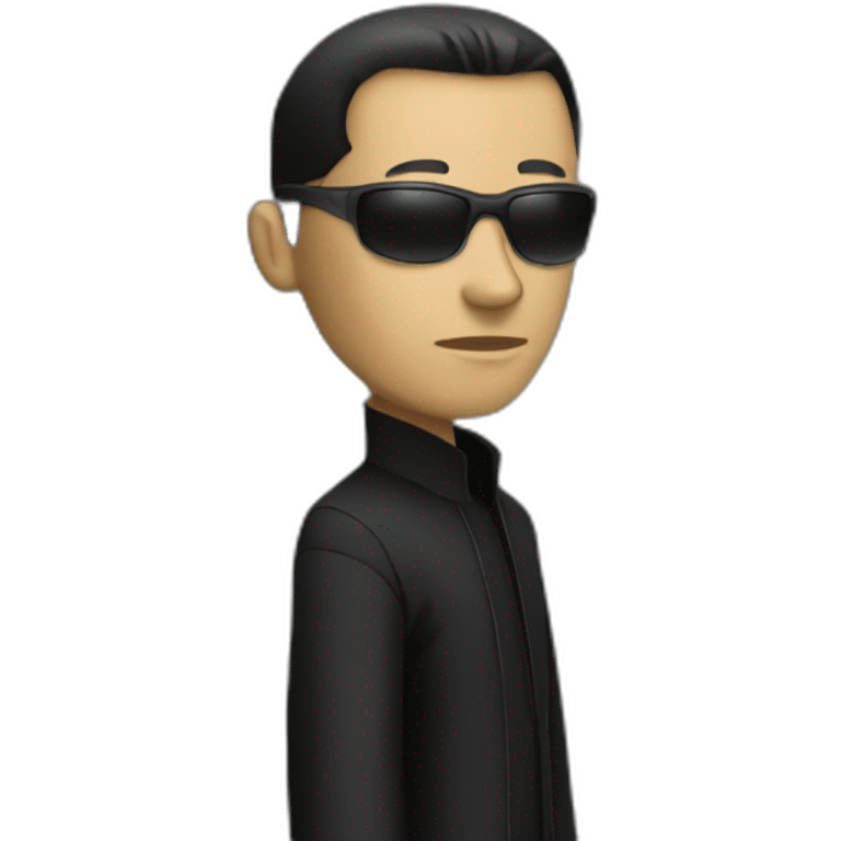 man in the matrix emoji