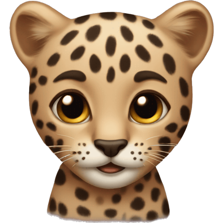 leopard kitten face emoji