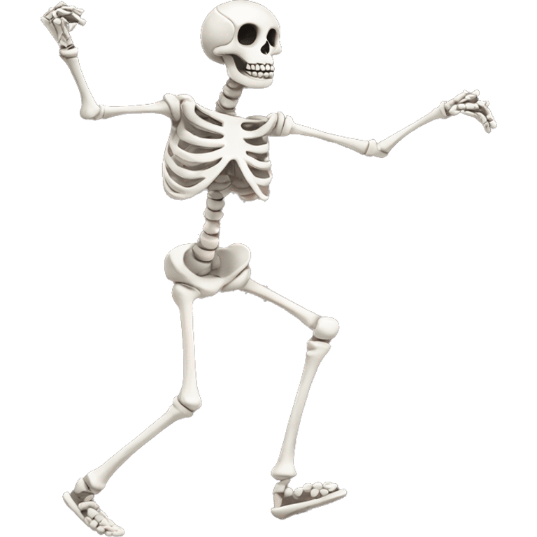 dancing skeleton emoji