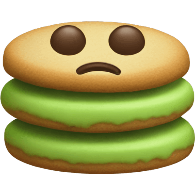 Matcha cookie emoji