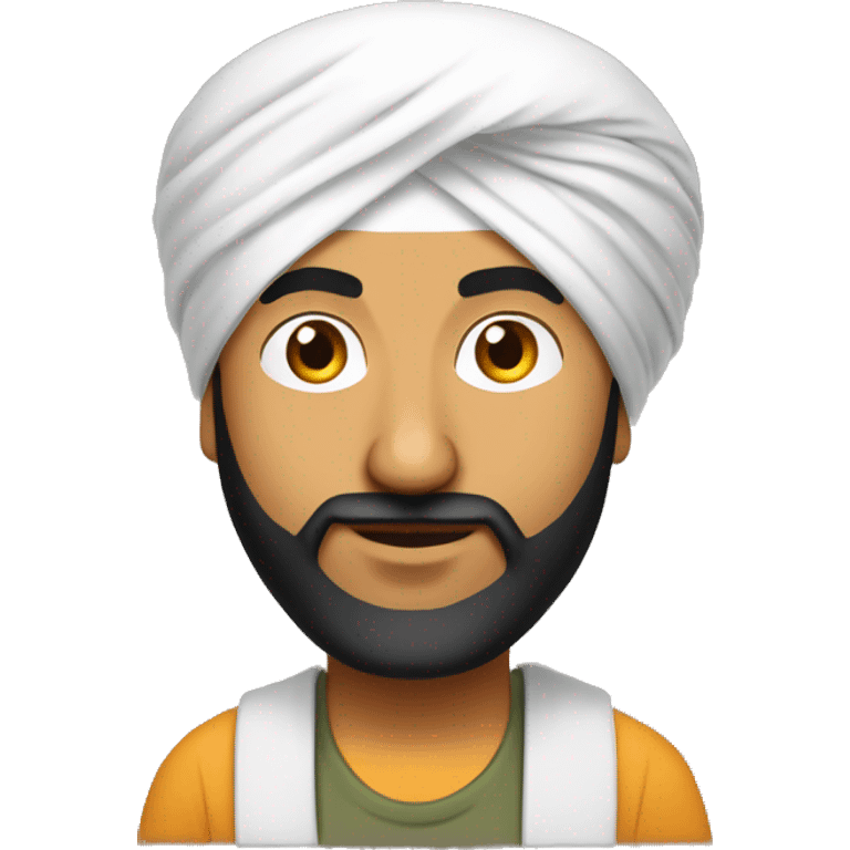 sikh man like diljit dosanj doing coding  emoji