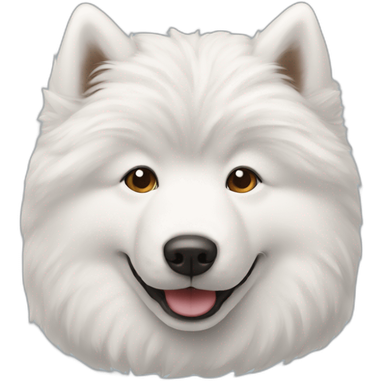 smiling-samoyed-head-only emoji