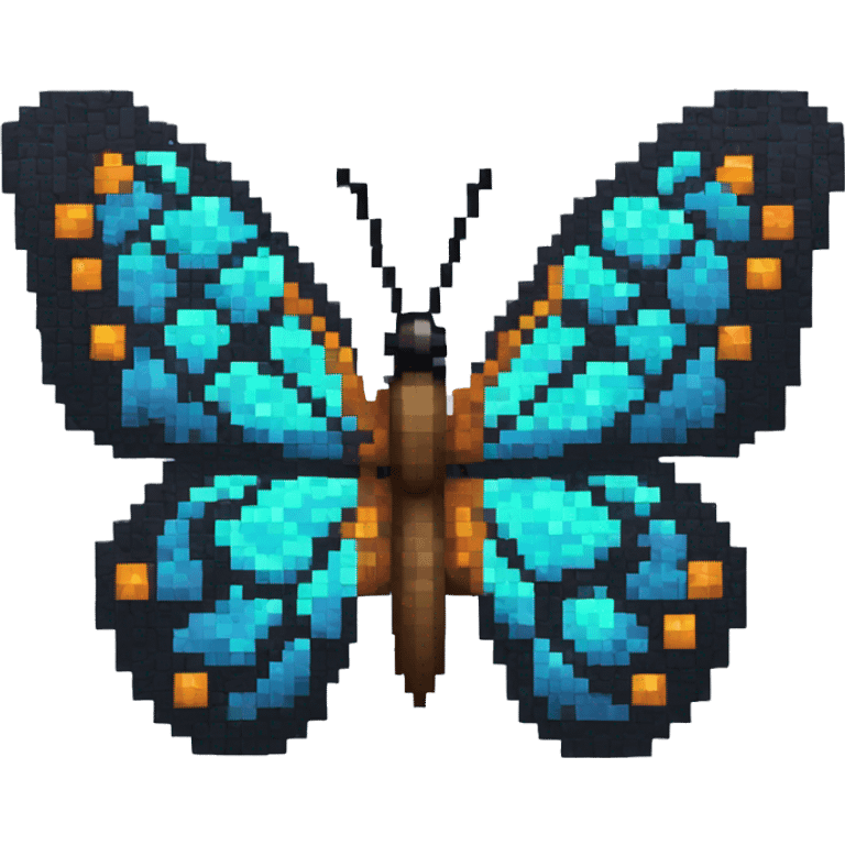 pixel butterfly emoji