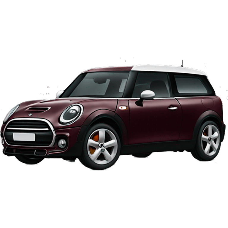 Maroon mini clubman emoji