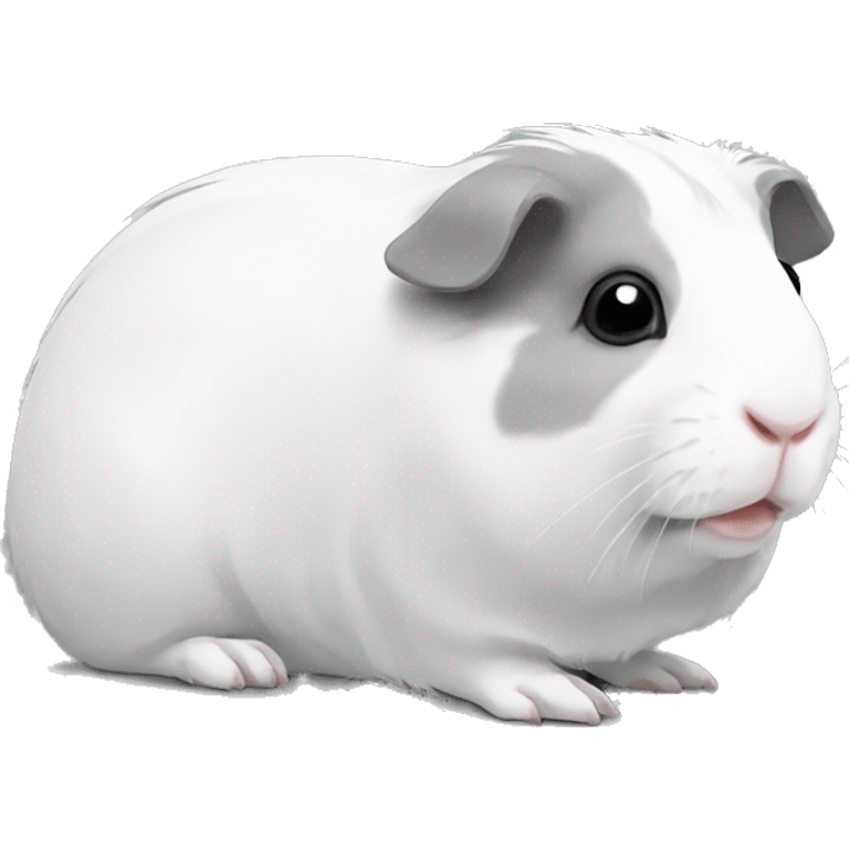 Guineapig white and grey emoji