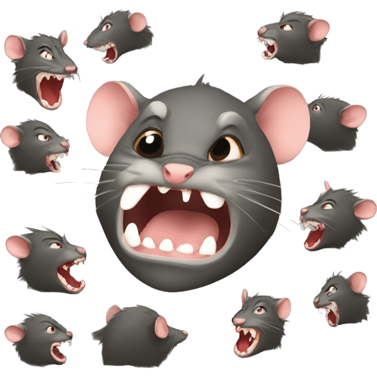 angry rat attack emoji