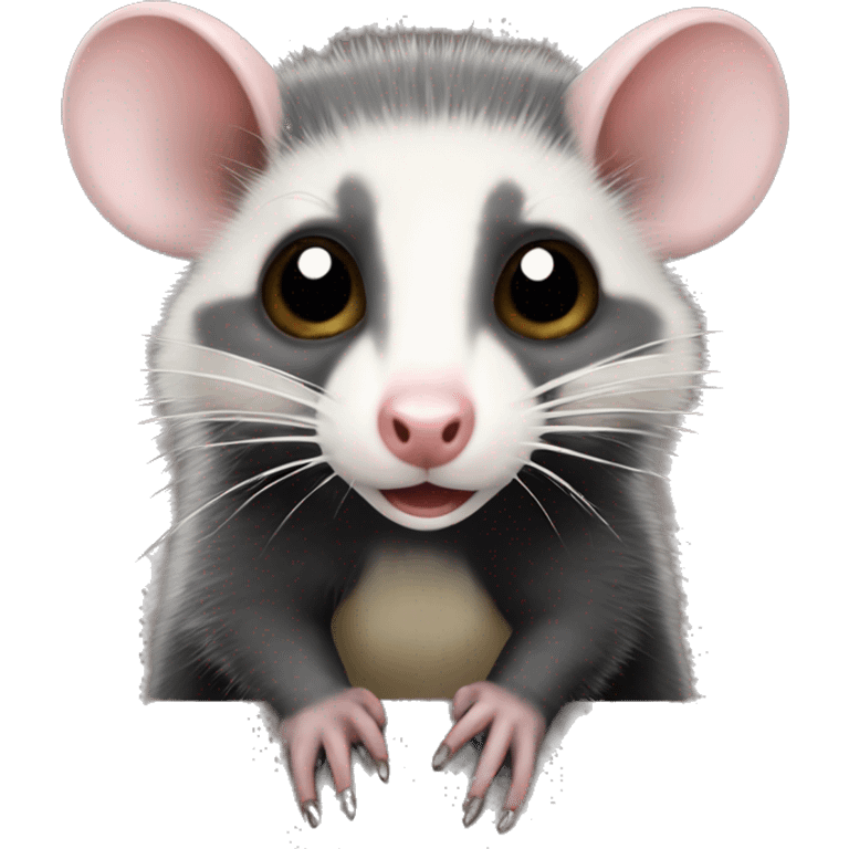 The Virginia opossum  emoji