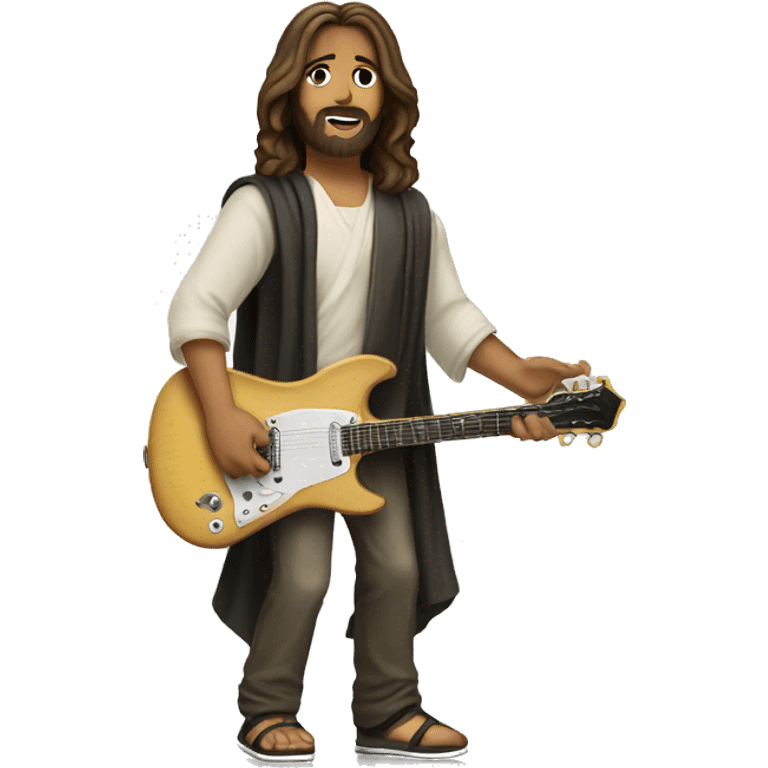 jesus as rock superstar emoji