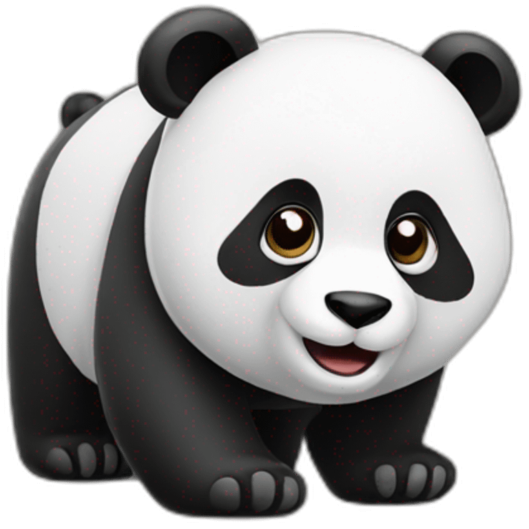 panda patrolling data emoji