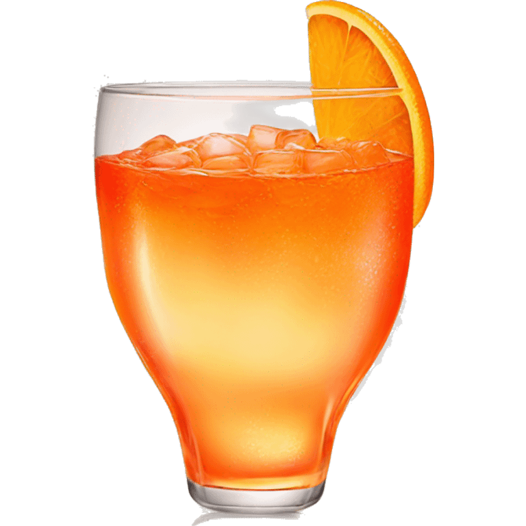 aperol spritz with orange emoji