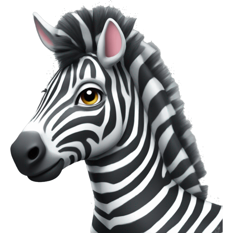 humanoid zebra with abs emoji