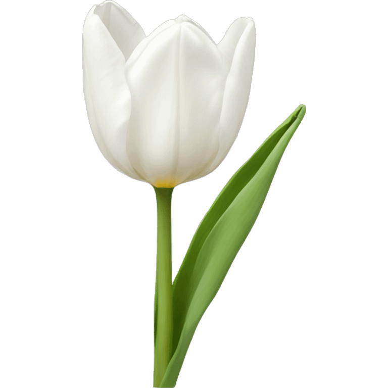 White tulip emoji