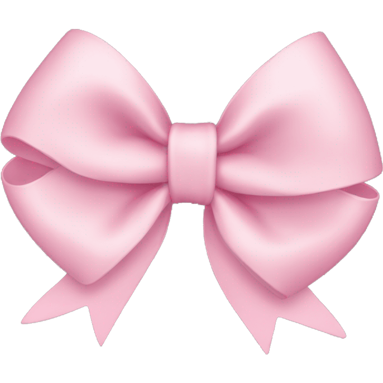 light pink bow emoji