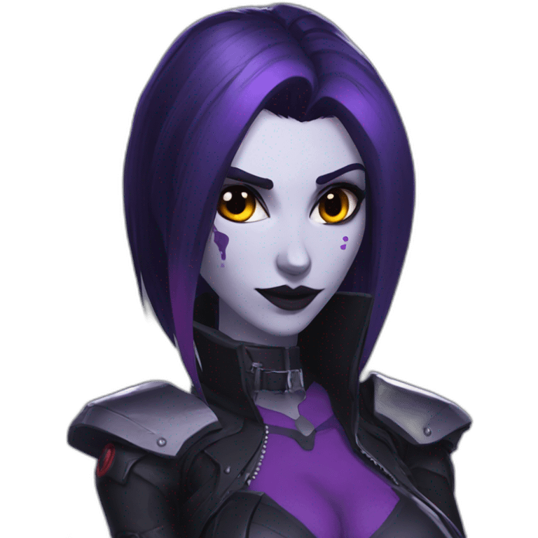 goth widowmaker,overwatch emoji