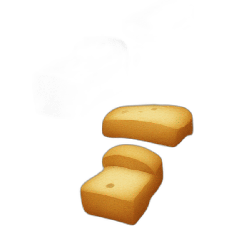 bread sand castle emoji