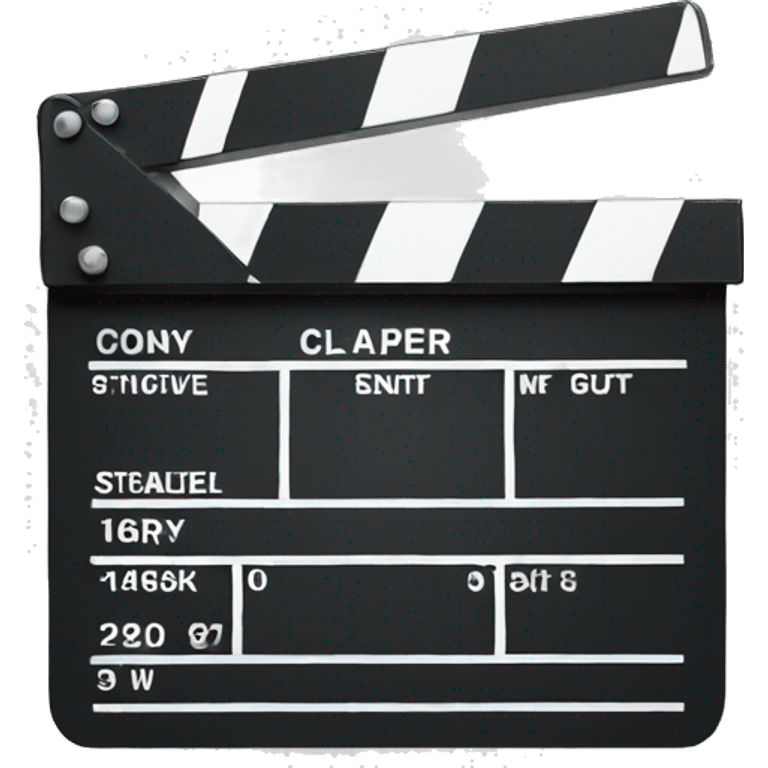 clapperboard emoji