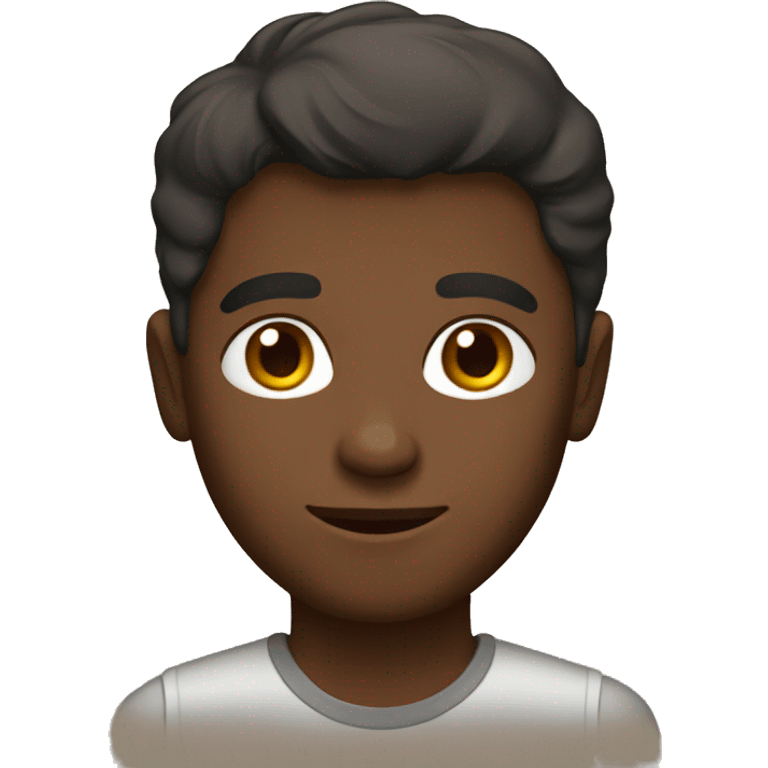 brown male emoji