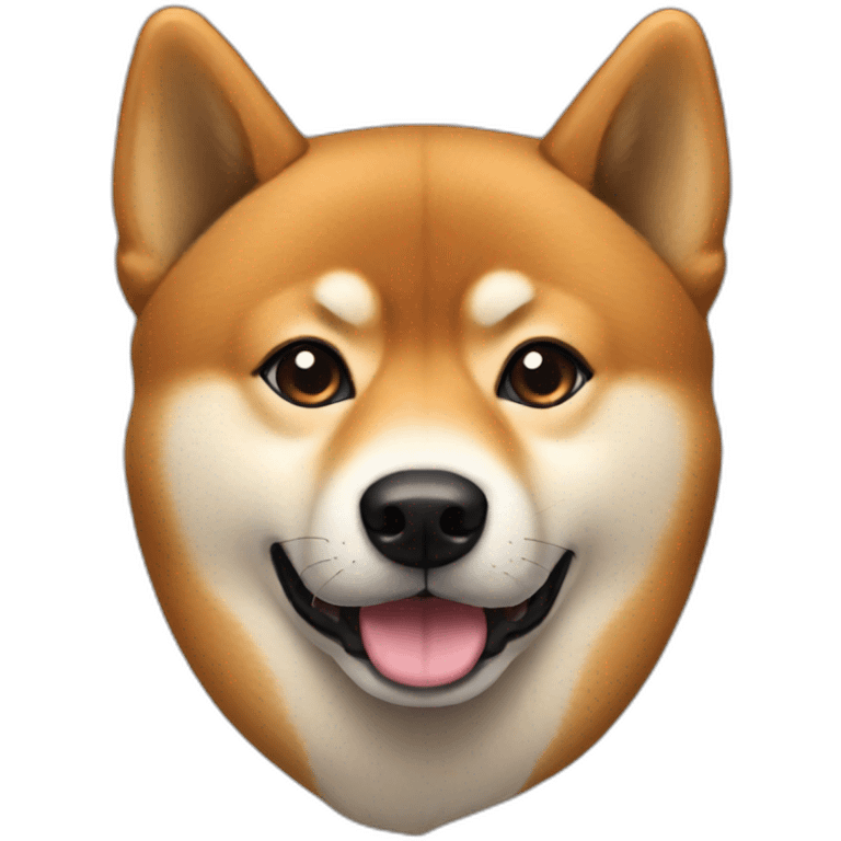 Black and tanned shiba inu emoji