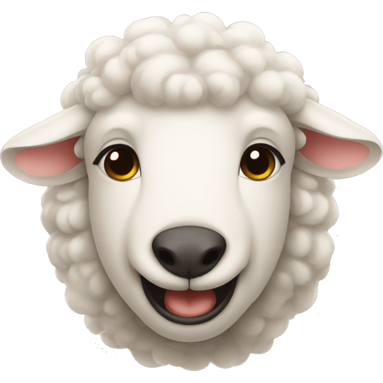 sheepish smile emoji