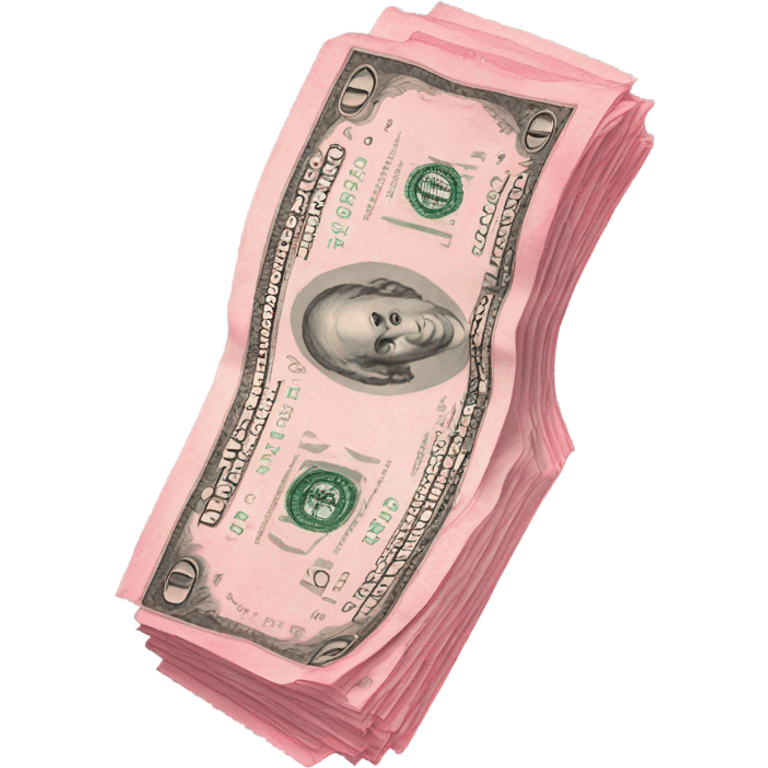 Pink money emoji