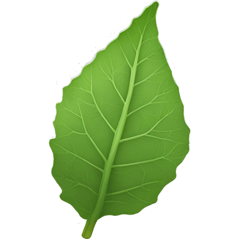 leaf of fig facing downward emoji