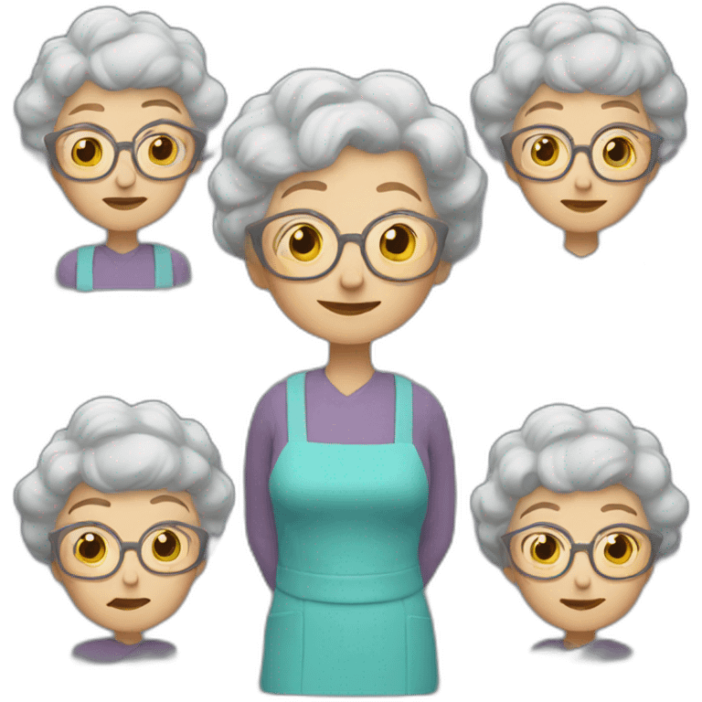 grandma is a steadycamer emoji