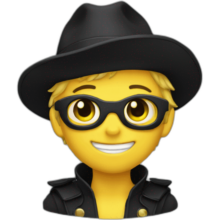 Chat noir petit emoji