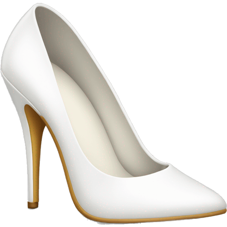 White high heel emoji